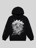 Black and White Sp5der Hoodie